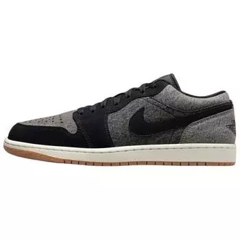 Air Jordan 1 Low Black Denim Мужские кроссовки Light-Smoke-Grey Sail Gum HJ4360-001 47.5