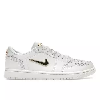 Air Jordan 1 Low Method of Make Sail Metallic Gold Женские кроссовки Кремовые FN5032-100 36.5