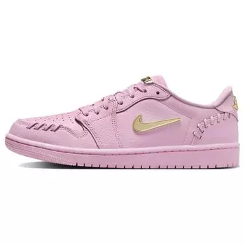 Air Jordan 1 Low Method of Make Perfect Розовые женские кроссовки Sail Metallic-Gold FN5032-600
