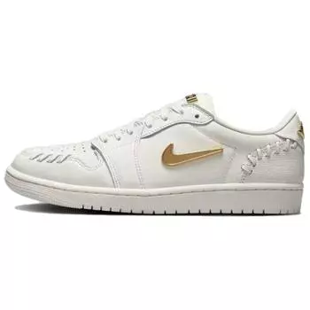 Air Jordan 1 Low Method of Make Sail Metallic Gold Женские кроссовки Кремовые FN5032-100 35.5