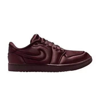 Air Jordan 1 Low Метод изготовления Satin Earth Женские кроссовки Коричневый HF3969-200 36