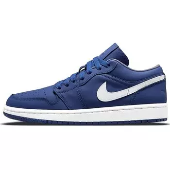 Air Jordan 1 Low SE Deep Royal Blue Женские кроссовки Железно-фиолетовый белый DA8008-401 35.5