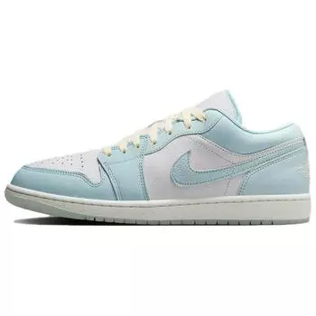 Air Jordan 1 Low SE Glacier Blue Sea Glass мужские кроссовки Summit-White HJ5999-400 47.5