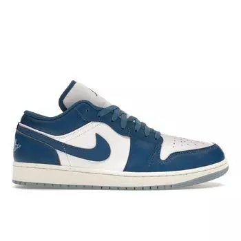 Air Jordan 1 Low SE Industrial Blue Мужские кроссовки Бело-Серый Парус FN5214-141