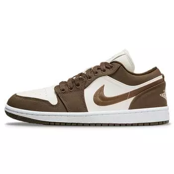 Air Jordan 1 Low SE Light Olive Женские кроссовки Green White Sail DV0426-301