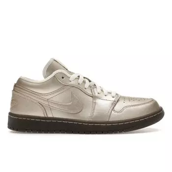 Air Jordan 1 Low SE Metallic Zinc женские кроссовки Silver Summit-White Velvet-Brown HQ3529-099 35.5
