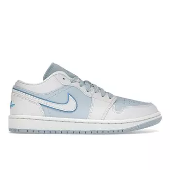 Air Jordan 1 Low SE Reverse Ice Blue Женские кроссовки Sail Dark-Powder-Blue DV1299-104 36