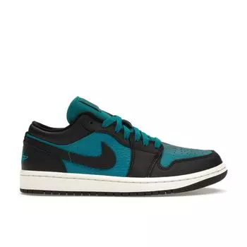 Air Jordan 1 Low SE Split - Яркие женские кроссовки Green Black White DR0502-300 35.5