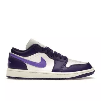 Air Jordan 1 Low Sky J Фиолетовые женские кроссовки Sail Action-Grape DC0774-502 36.5