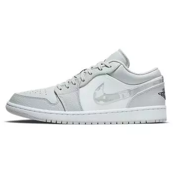 Air Jordan 1 Low White Camo Мужские кроссовки Photon-Dust Grey-Fog DC9036-100 40