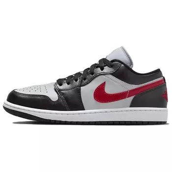 Air Jordan 1 Low Wolf Grey Gym Красные женские кроссовки Черно-белые DC0774-062 38