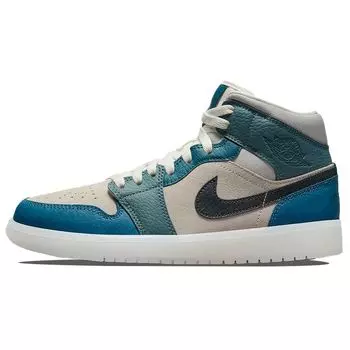 Air Jordan 1 Mid Anti Gravity Machines Женские кроссовки White Dark-Pony Saturn-Gold DM9601-200 35.5