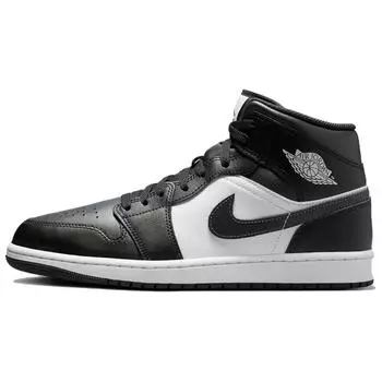 Air Jordan 1 Mid Black Off Noir унисекс кроссовки Summit-White DQ8426-010 40.5