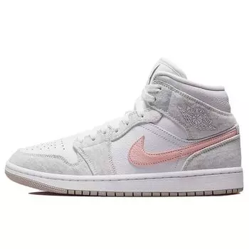 Air Jordan 1 Mid SE Light Iron Ore Женские кроссовки Белая атмосфера DN4045-001 36.5
