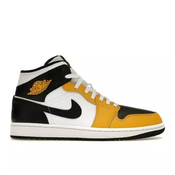 Air Jordan 1 Mid Yellow Ocher Мужские кроссовки Черно-белые DQ8426-701 44.5
