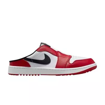 Кроссовки Air Jordan 1 Mule Golf Chicago Unisex красные белые Varsity-Red FJ1214-101 40
