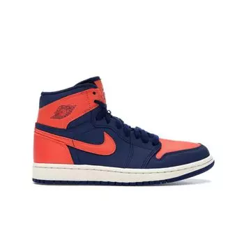 Air Jordan 1 Retro High Blue Void Женские кроссовки белые AH7389-408
