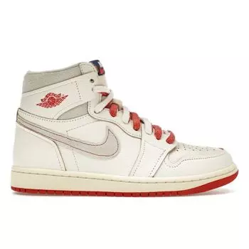 Air Jordan 1 Retro High OG Rare Air - Sail Cinnabar женские кроссовки кремовые светло-костные DB4612-100 36.5