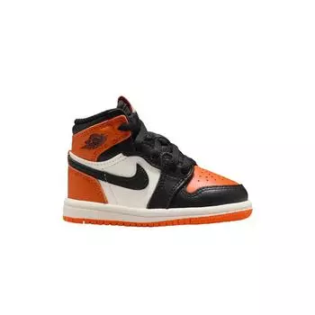 Air Jordan 1 Retro High OG TD Shattered Backboard 2025 Детские кроссовки Оранжевый Черный Парусный FD1413-008 27