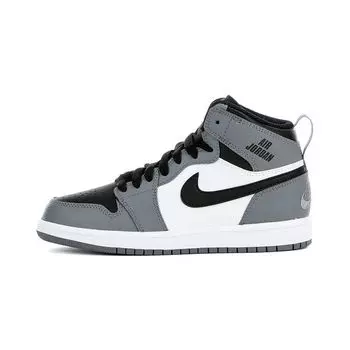 Air Jordan 1 Retro High PS Rare Air Kids Кроссовки Серый холодный-серый черно-белый 705303-024