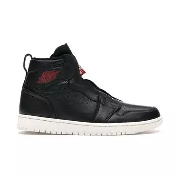 Air Jordan 1 Retro High Zip Черные женские кроссовки Phantom-Gym-Red AT0575-006
