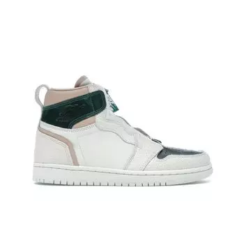Air Jordan 1 Retro High Zip Mystic Green Женские кроссовки Белые AQ3742-003