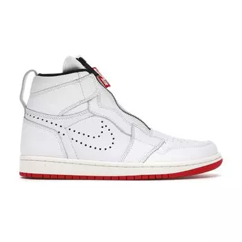 Air Jordan 1 Retro High Zip White University Red Мужские кроссовки University-Red-Sail AR4833-100