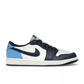 Air Jordan 1 Retro Low OG Obsidian UNC мужские кроссовки Blue University-Blue Sail CZ0790-400 44.5