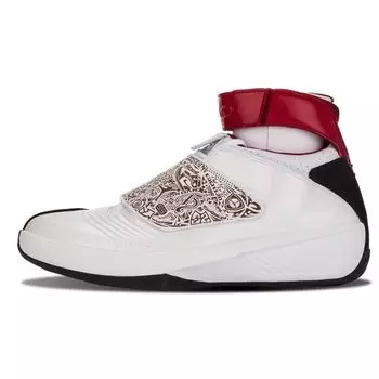 Air Jordan 20 OG White Varsity Red Мужские кроссовки Черные 310455-161
