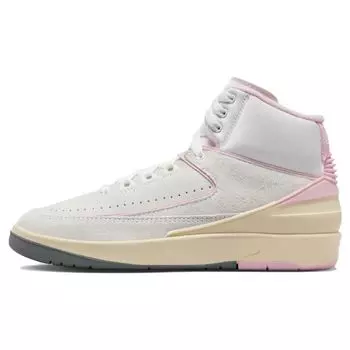 Air Jordan 2 Retro Soft Pink Женские кроссовки White Summit-White Gym-Red FB2372-100 36.5