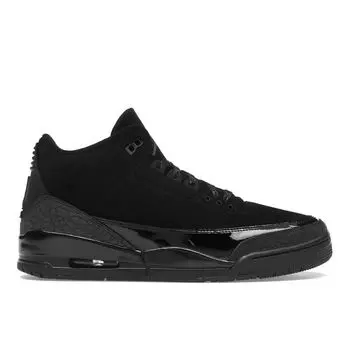 Air Jordan 3 Retro Black Cat 2025 Мужские кроссовки Темно-угольные CT8532-001 45.5