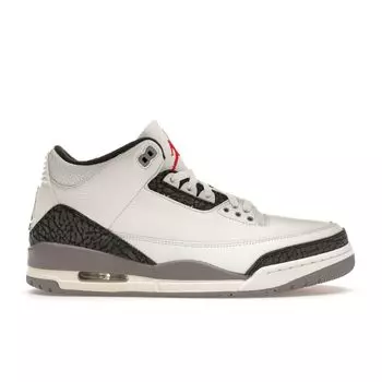 Air Jordan 3 Retro Cement Grey Мужские кроссовки Белый Summit-White Fire-Red CT8532-106 44