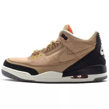 Air Jordan 3 Retro JTH NRG Bio Beige Мужские кроссовки коричневые Opti-Yellow-Bio-Beige AV6683-200