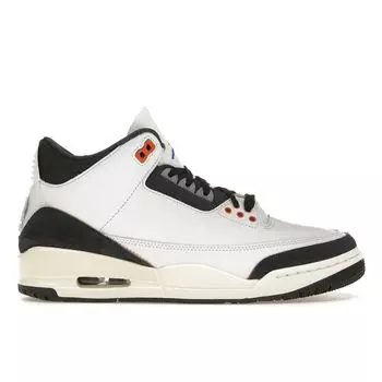 Air Jordan 3 Retro Quai 54 2024 Мужские кроссовки White Summit-White Off-Noir FZ5649-100 40.5