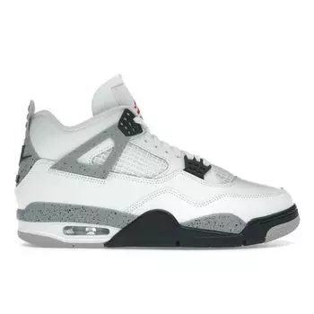 Air Jordan 4 Retro OG White Cement 2025 Мужские кроссовки Summit-White Fire-Red Tech-Grey FV5029-100 43