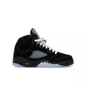 Air Jordan 5 Retro OG GS Black Metallic Reimagined Kids Кроссовки Белый Металлик-Серебристый Огненно-Красный HF3976-001 36.5