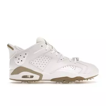 Air Jordan 6 Retro Low Golf белые мужские кроссовки цвета хаки DV1376-100 38.5