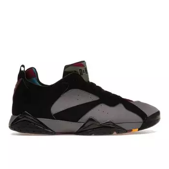 Air Jordan 7 Retro Low NRG Bordeaux Мужские кроссовки Серый Черный Светло-Графитовый Полночь-Туман-Бордо AR4422-034