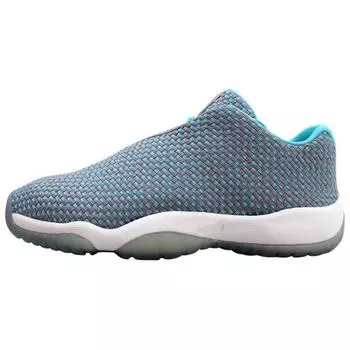 Кроссовки Air Jordan Future Low GG Wolf Grey Kids Hot-Lava Tide-Pool-Blue White 724814-014 36