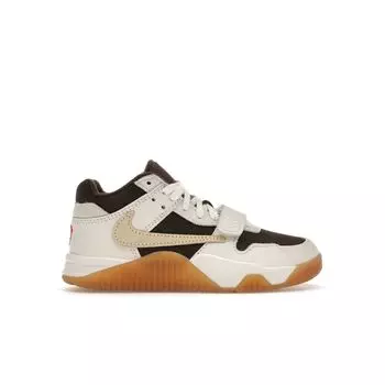 Кроссовки Air Jordan Travis Scott x Jordan Jumpman Jack TR PS Sail Kids Cream Muslin Dark-Mocha FJ2851-100 31