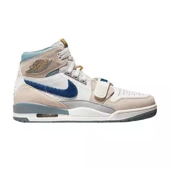 Air Jordan Jordan Legacy 312 Corduroy Swoosh — белые мужские кроссовки Mystic Navy Summit-White Sail DQ5347-141 44.5