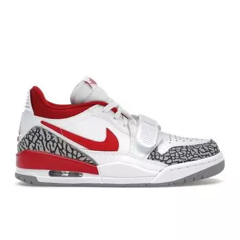 Air Jordan Jordan Legacy 312 Low White Gym Red женские кроссовки Cement-Grey Black FQ7827-106 36