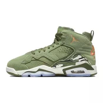 Air Jordan Jordan MVP GS Sky J Light Olive Детские кроссовки Green Bright-Mandarin Black DZ5577-300 36.5