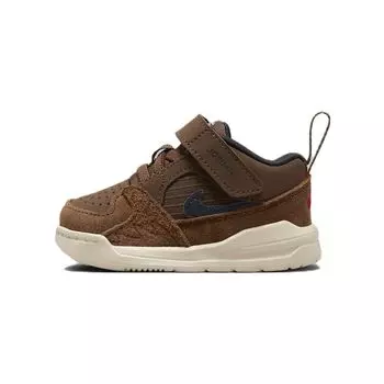 Air Jordan Jordan Stadium 90 TD Cacao Wow Детские кроссовки Коричневый Черный Университетский красный DX4396-200 19.5