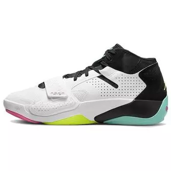 Air Jordan Jordan Zion 2 Dynamic Бирюзовые мужские кроссовки White Volt Black DO9161-107 42.5