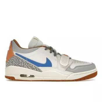 Air Jordan Legacy 312 Low Phantom Star Синие мужские кроссовки Кремовый Кокосово-Молочный Янтарно-Коричневый HF0746-041 44