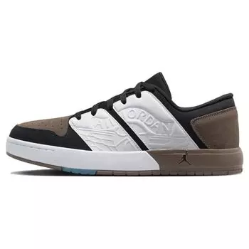 Air Jordan Nu Retro 1 Low Palomino мужские кроссовки коричневые белые черные DV5141-102