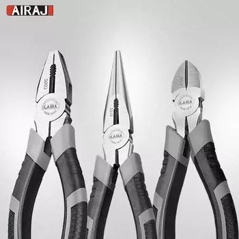 AIRAJ 6/8 дюймов Многофункциональные диагональные плоскогубцы Плоскогубцы с острыми губками Инструменты для оборудования Универсальные кусачки для электромонтажа