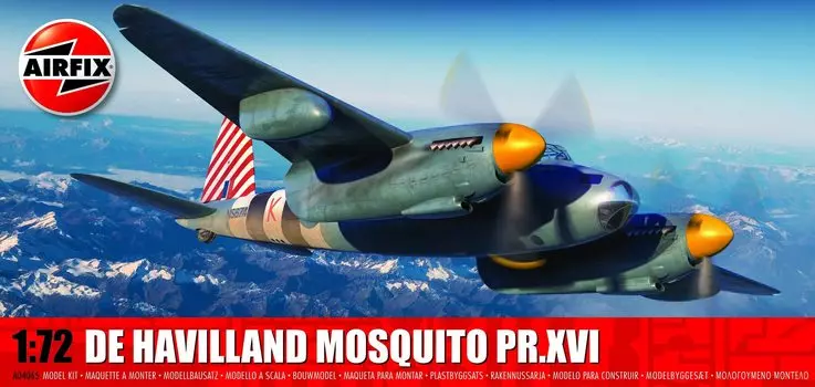 Airfix De Havilland Mosquito Plastic Model X4065 1/72 PR.16