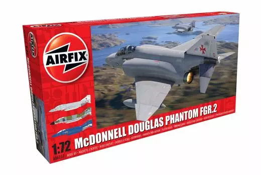 Airfix Royal Air Force McDonnell Douglas Phantom Fighter Plastic Model X6017 1/72 FGR.2